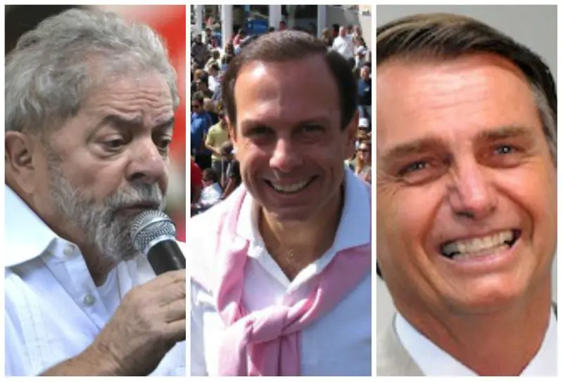 Lula, Dória e Bolsonaro: destaques na pesquisa Vox Populi