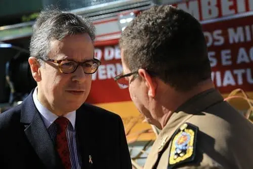 Ricardo Balestreri, secetário de segurança pública de Goiás (Foto: Wilde Barbosa)