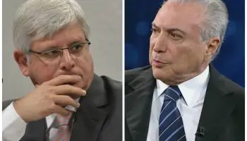 michel temer com rodrigo janot