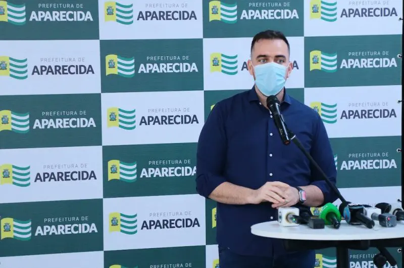 Prefeito de Aparecida de Goiânia, Gustavo Mendanha, fala sobre o combate ao Coronavírus (junho 2020)