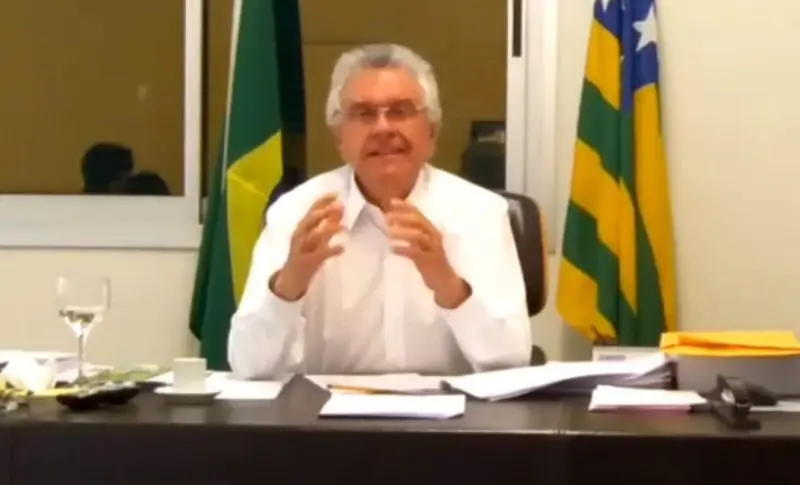 Governador propõe acatar estudo da UFG e fechar o comércio pelos próximos 14 dias em reunião com autoridades na manhã desta segunda-feira