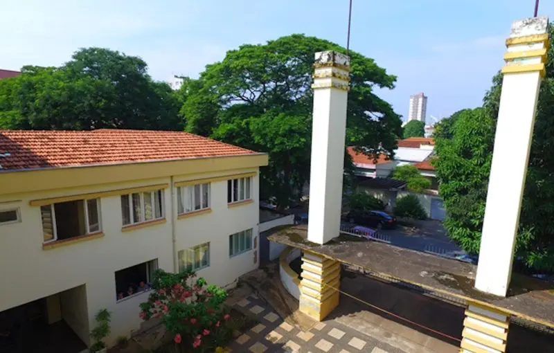 Imagem do pórtico alusivo ao aniversário de Goiânia e o batismo cultural da cidade