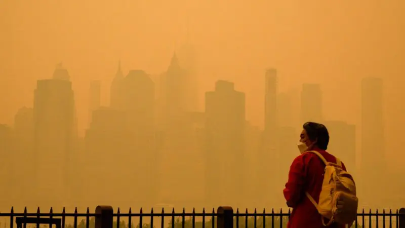 Nuvem de fumaça nova york