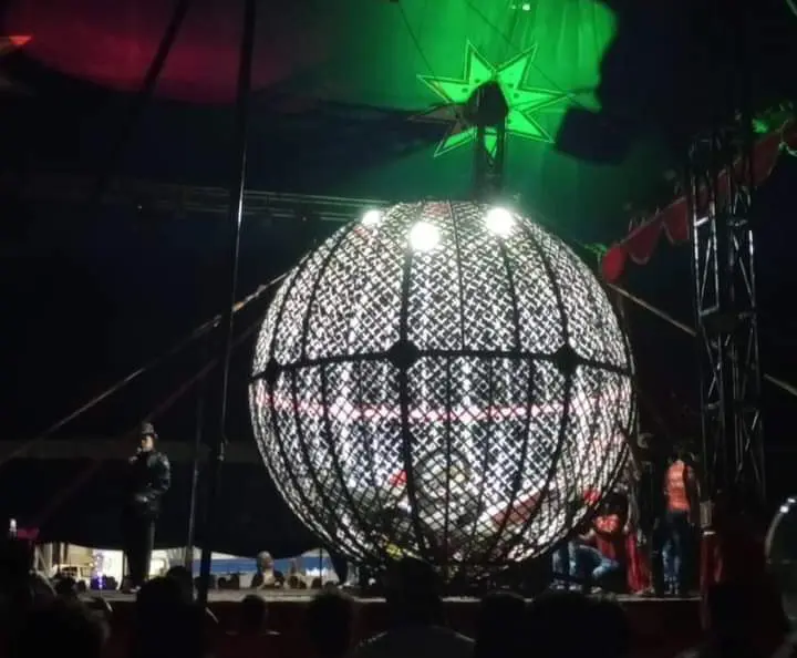 globo da morte circo itumbiara