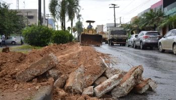 Ciclovia retirada em Goiânia (Foto Assessoria Prefeitura de Goianésia)