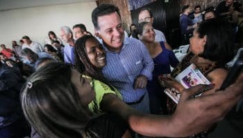 Marconi Perillo, governador de Goiás, em Edealina