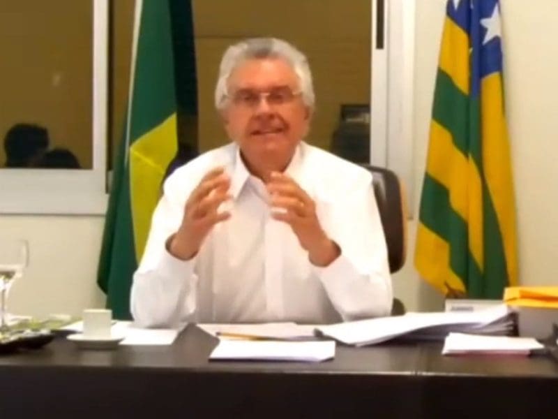 Governador propõe acatar estudo da UFG e fechar o comércio pelos próximos 14 dias em reunião com autoridades na manhã desta segunda-feira