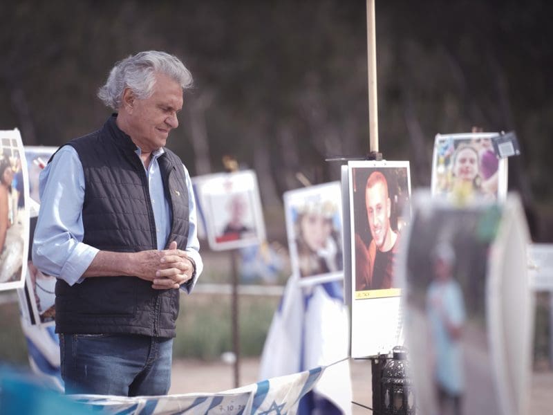 Governador Ronaldo Caiado, em visita às áreas atacadas pelo Hamas, em Israel. Foto: Hegon Correia