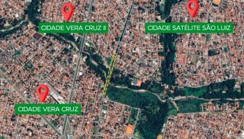 Prefeitura inicia construção de ponte que liga os bairros Cidade Satélite e Cidade Vera Cruz nesta quarta