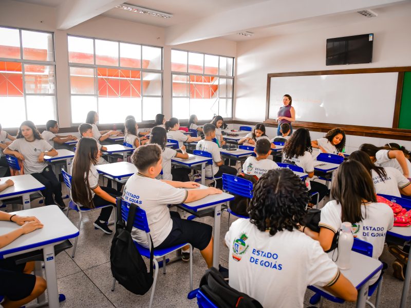 Governo de Goiás investiu R$ 6,1 milhões na obra. Novo colégio possui 12 salas de aulas e laboratórios de informática e ciências