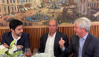 Fred Rodrigues (PL) e Leonardo Rizzo (NOVO) reúnem-se com Paulo Guedes